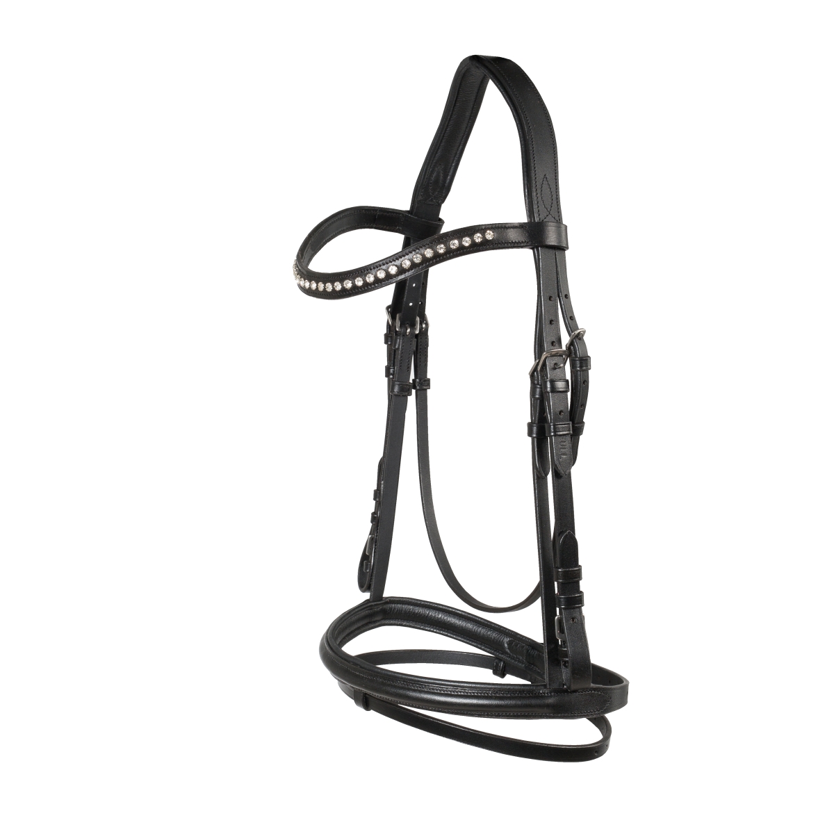 Horze Athena Snaffle hobuse valjad, FULL, must - 