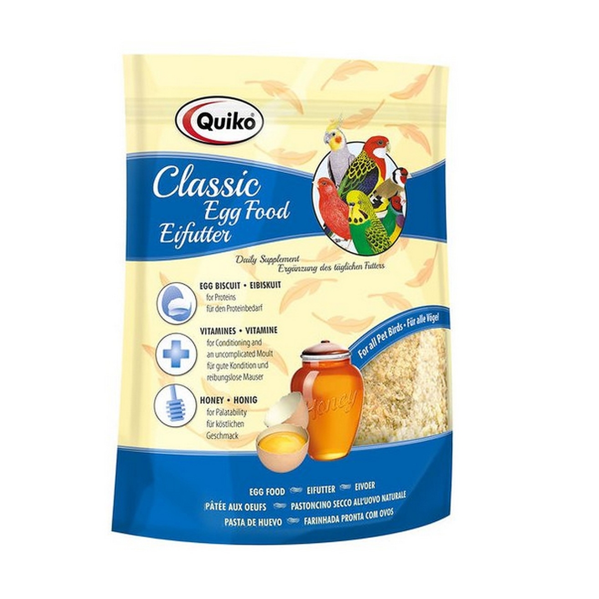 Quiko Classic Egg Food maistas papūgėlėms, 500 g -  1