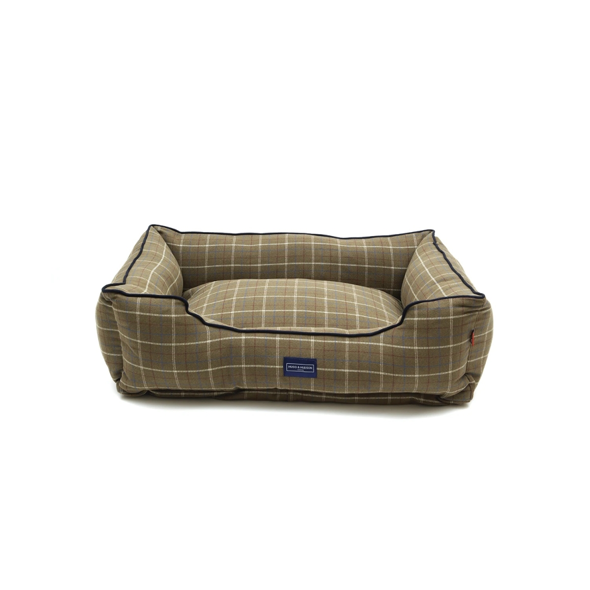 Hugo&Hudson Checked Tweed guolis, 85x70x25 cm, tamsiai žalias - 