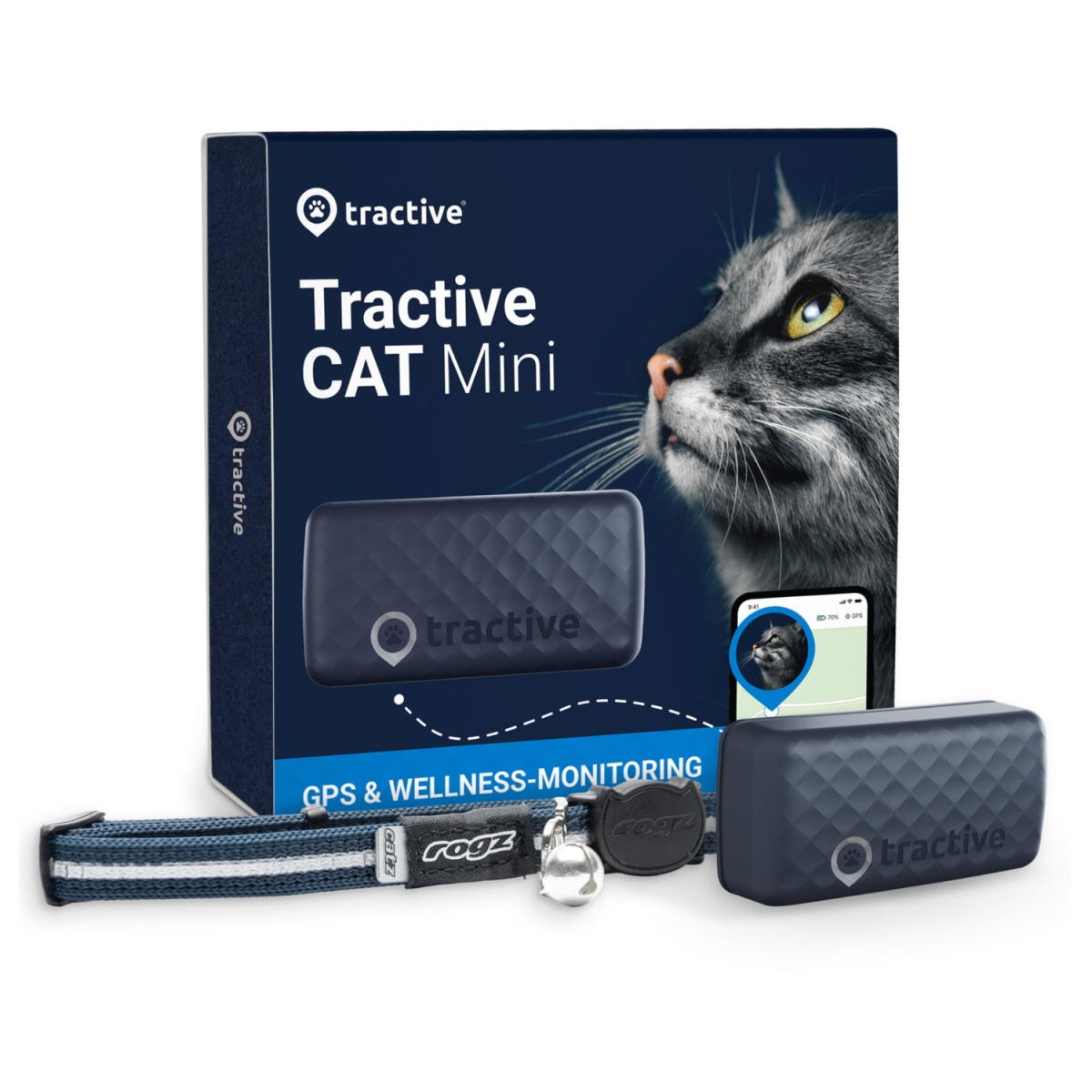 Tractive Cat Mini GPS padėties nustatymo prietaisas -  1