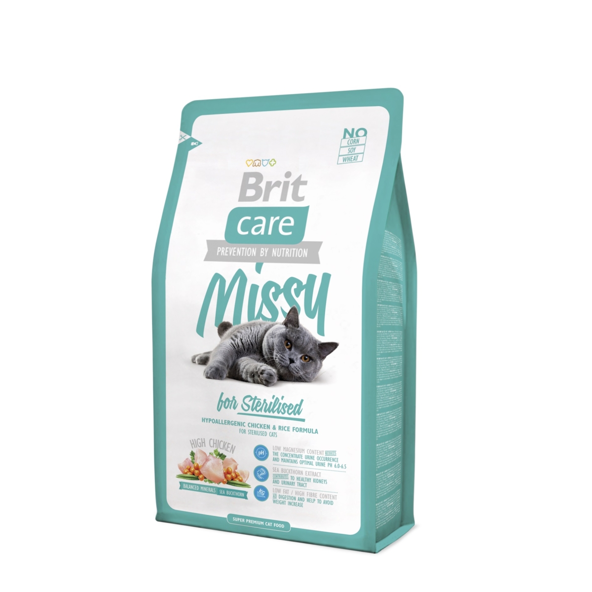 Brit Care missy sterilised sausas maistas katėms 2kg   - 