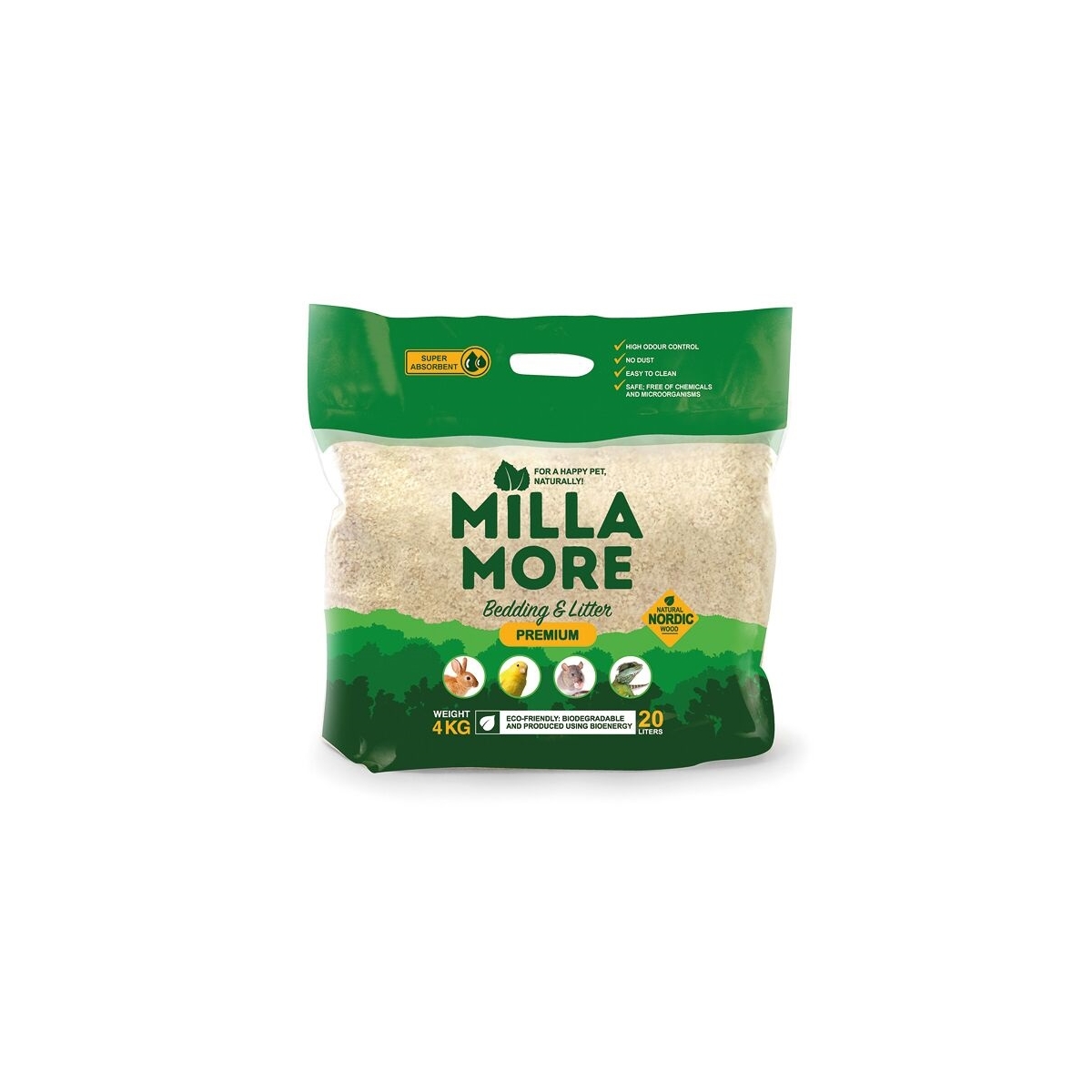 Millamore Premium kraikas, 4kg