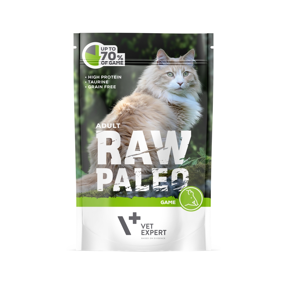 Raw Paleo Adult Cat guliašas katėms su žvėriena, 100 g - 