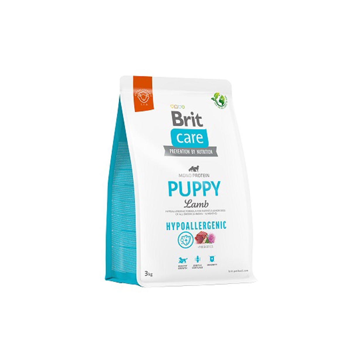 Brit Care Puppy sausas maistas šuniukams su ėriena, 3kg - 