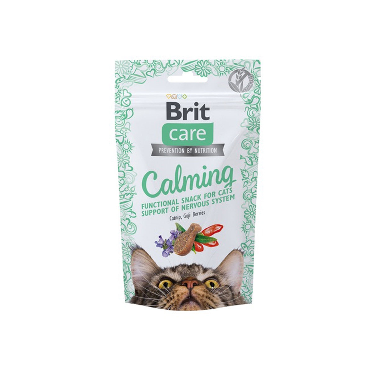 Brit Care Cat Snack Calming kačių skanėstai nuo streso, 50 g - 