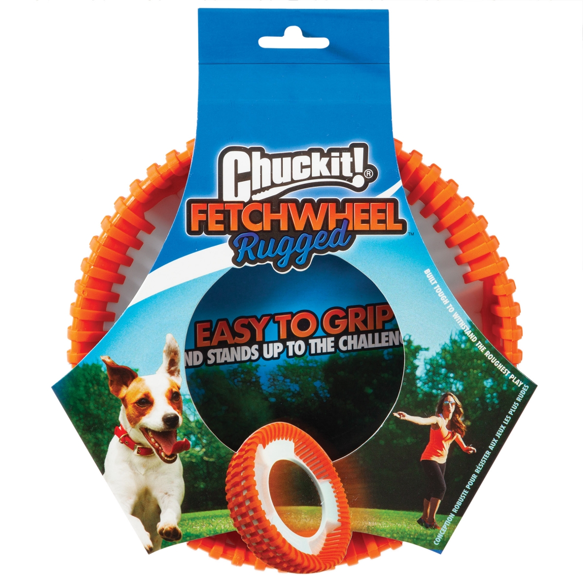 Chuckit Rugged Fetch Wheel guminis ratas šunims, 19 cm -  1