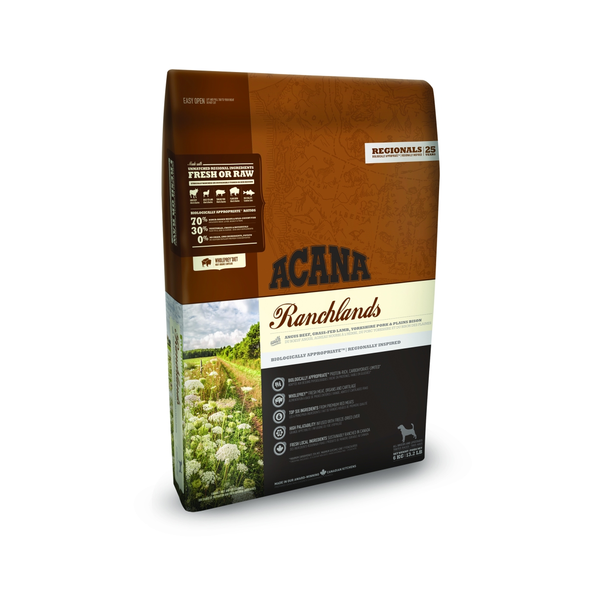 Acana Ranchlands sausas šunų maistas 11,4kg - 