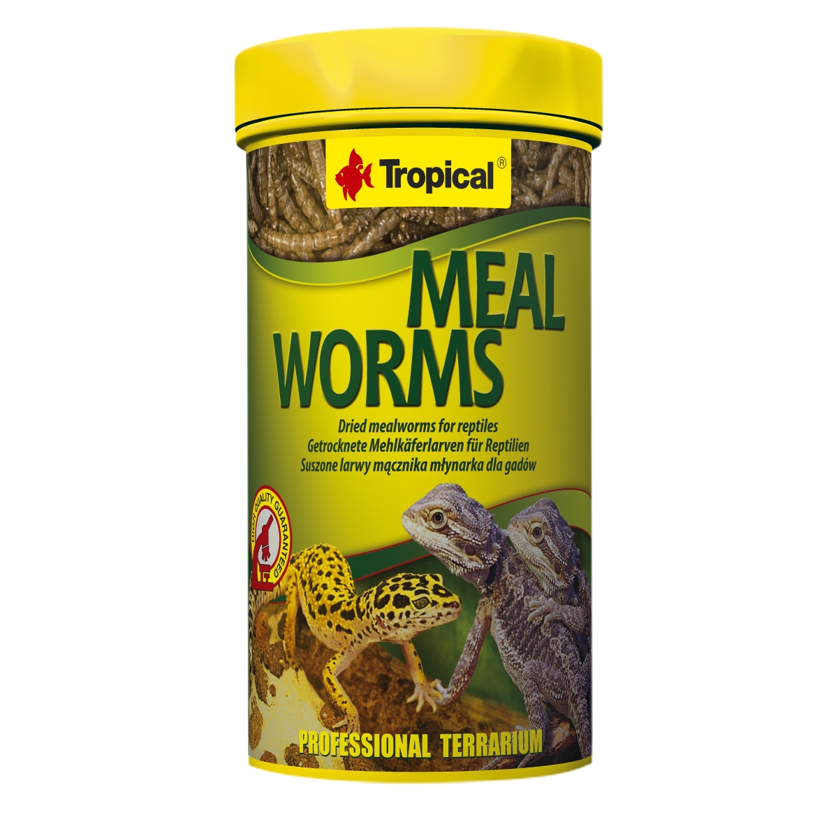 Tropical Meal Worms džiovintos lervos ropliams, 250ml - 