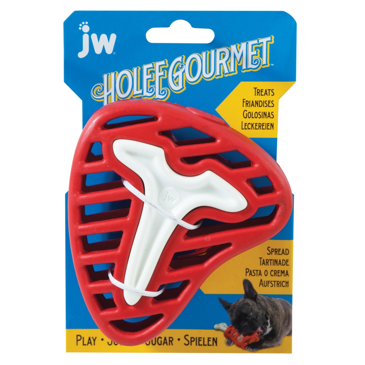 JW Holee Gourmet guminis žaislas šunims, S -  1