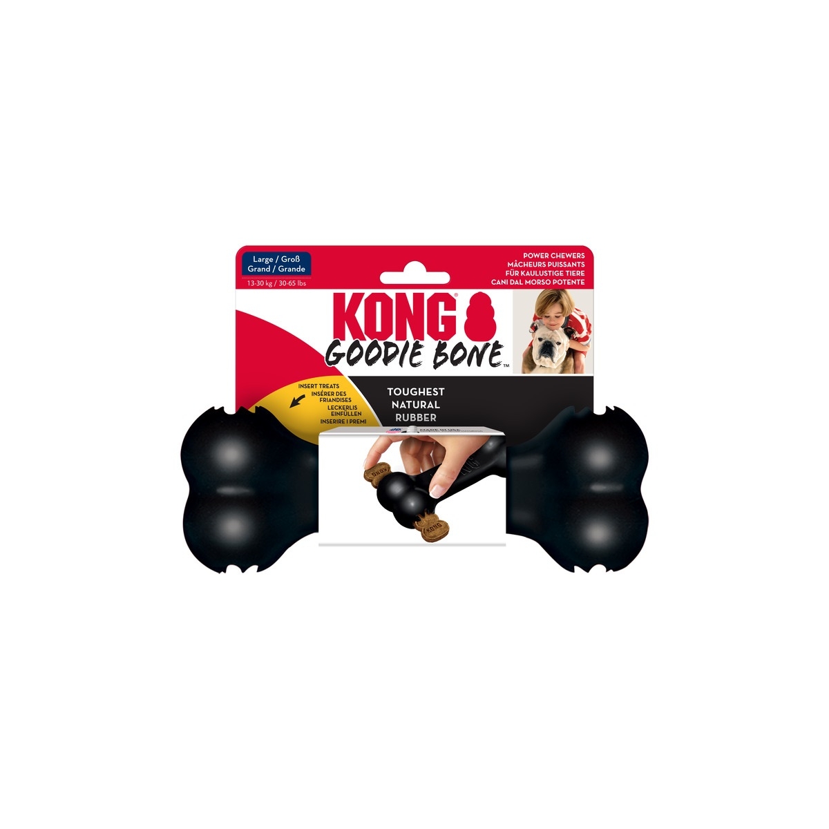 KONG Extreme Goodie Bone guminis kaulas šunims, L dydžio, 22cm