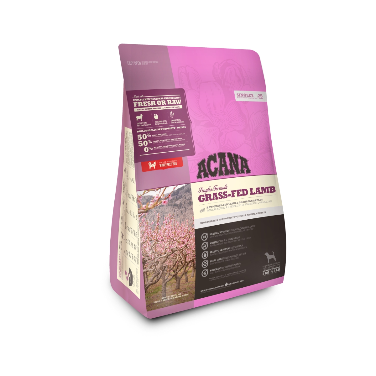 Acana grass-feed lamb sausas šunų maistas 2kg - 