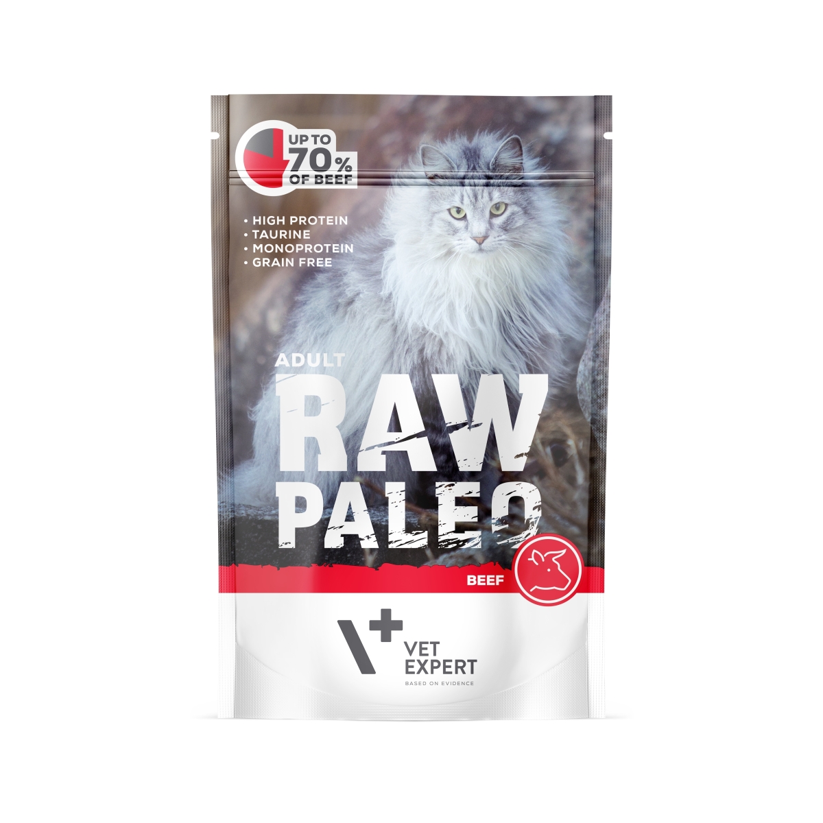 Raw Paleo Adult Cat guliašas katėms su jautiena, 100 g - 