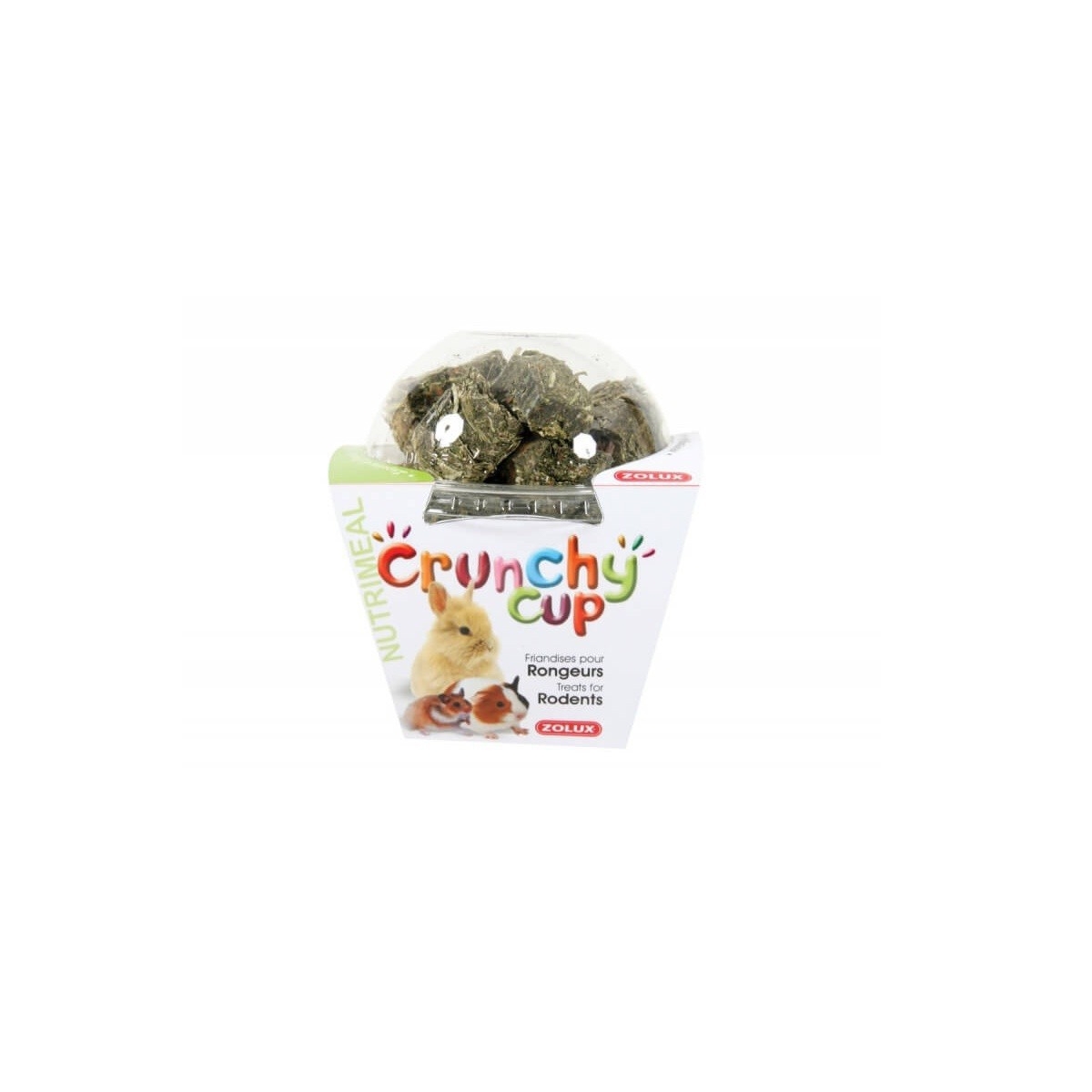 Zolux Crunchy Cup skanėstai smulkiesiems gyvūnams, 200 g - 