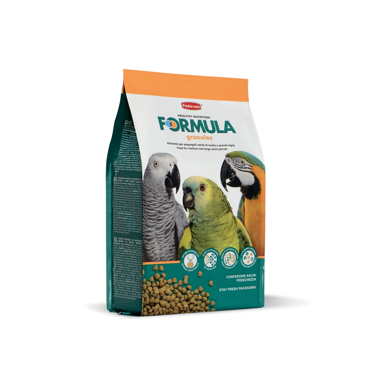 Padovan papūgų lesalas granulėmis 1.4 kg - 