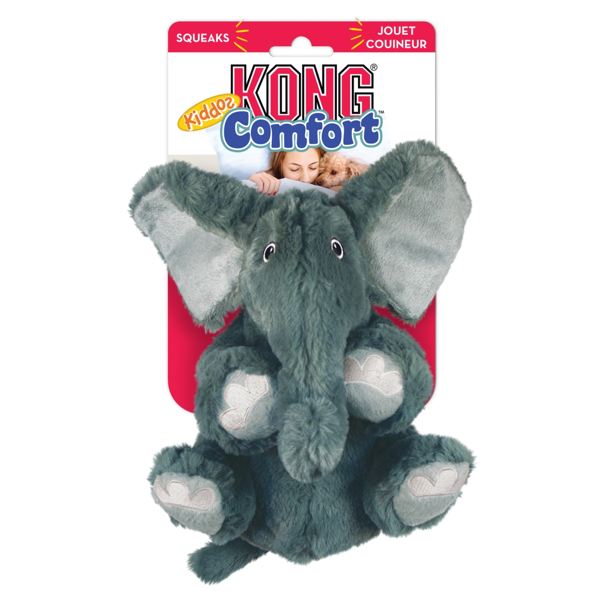 Kong Comfort Kiddos dramblys,  S - 