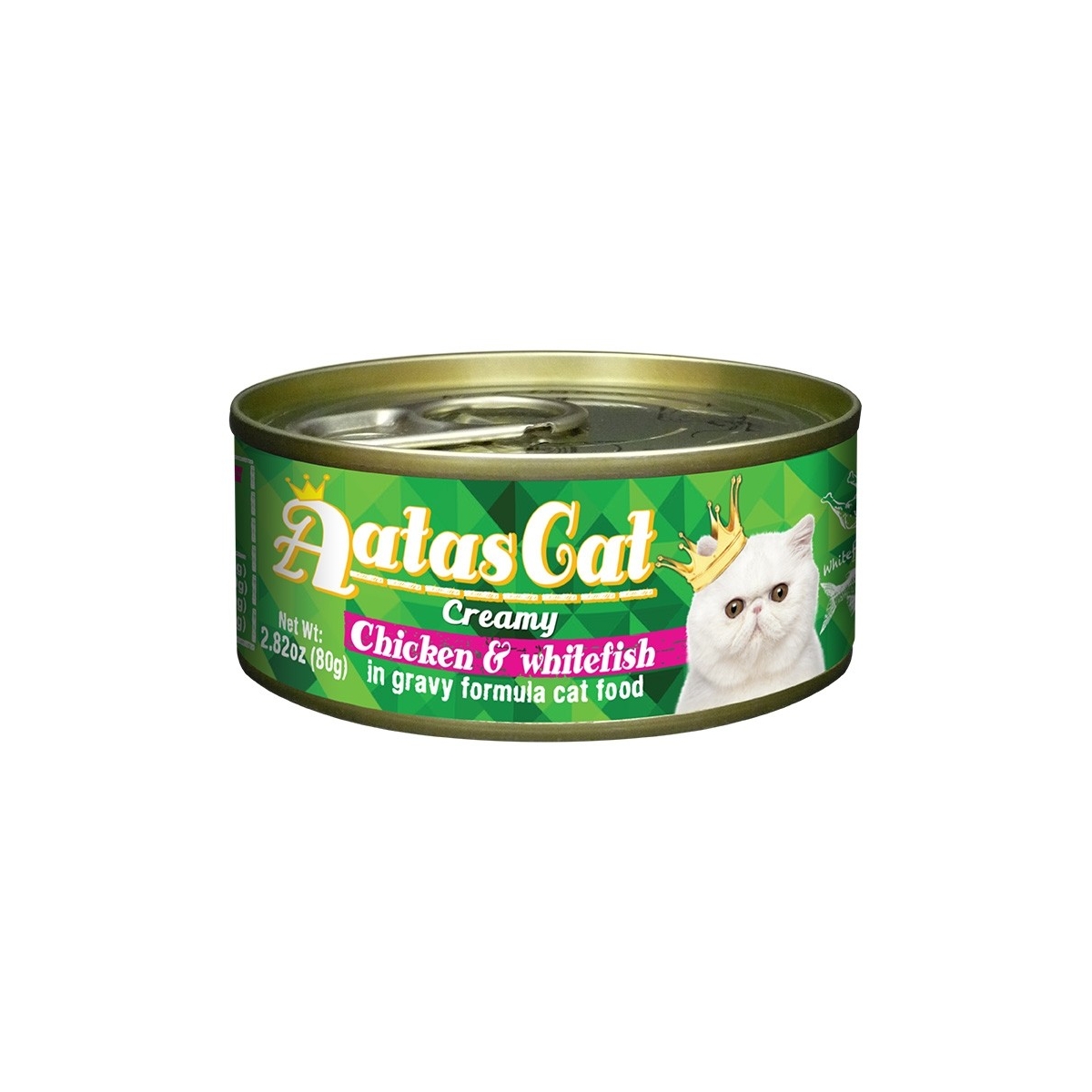 Aatas Cat Creamy Chicken&Whitefish, 80 g - 