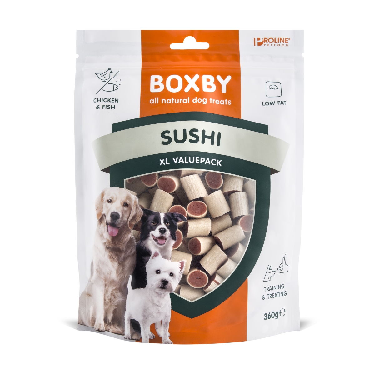 Boxby Sushi skanėstas šunims, 360 g - 