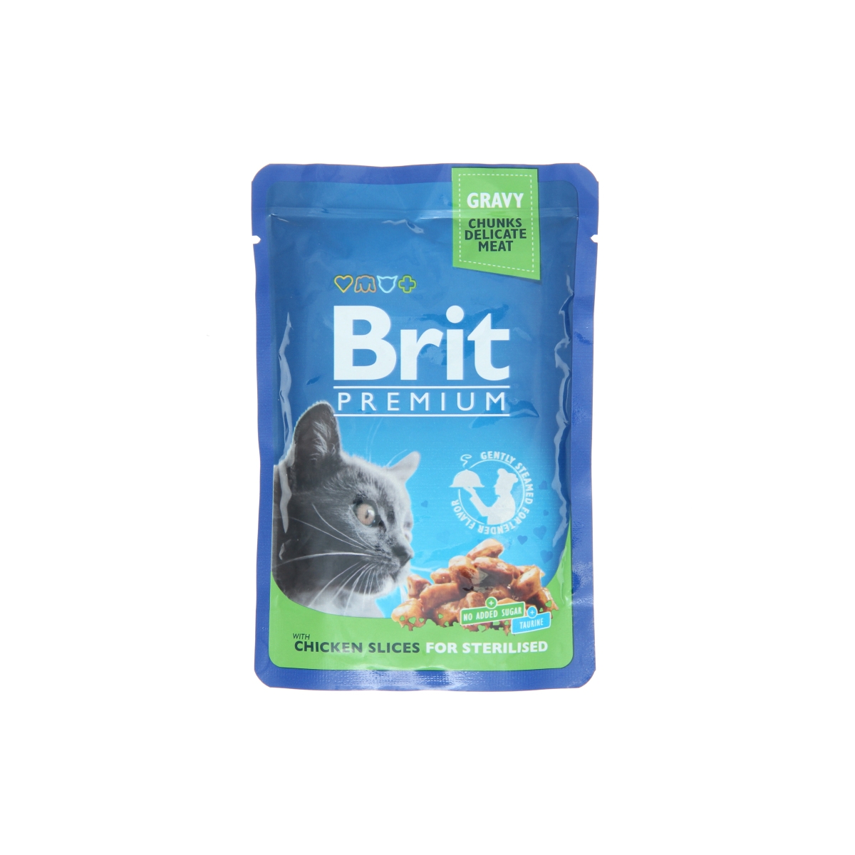 Brit Premium konservai steril.katėms, višt. 100g - 