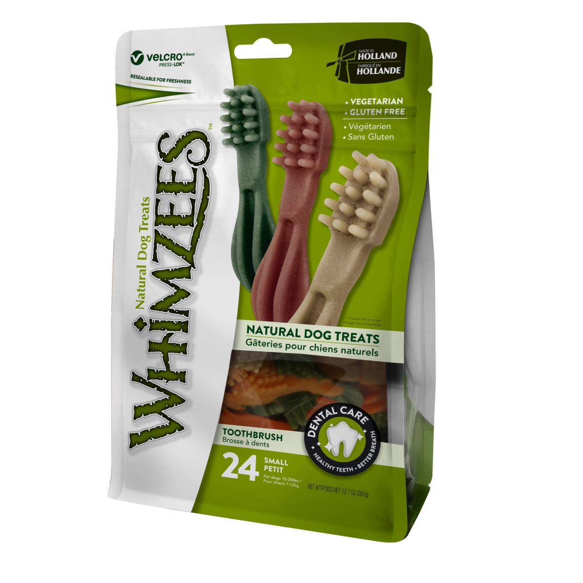 Whimzees Tootbrush užkandis šunims S 24 VNT - 