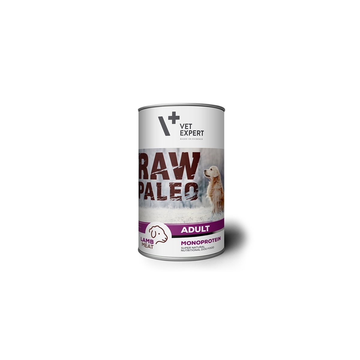 Raw Paleo Adult dog konservai šunims su ėriena, 400 g - 