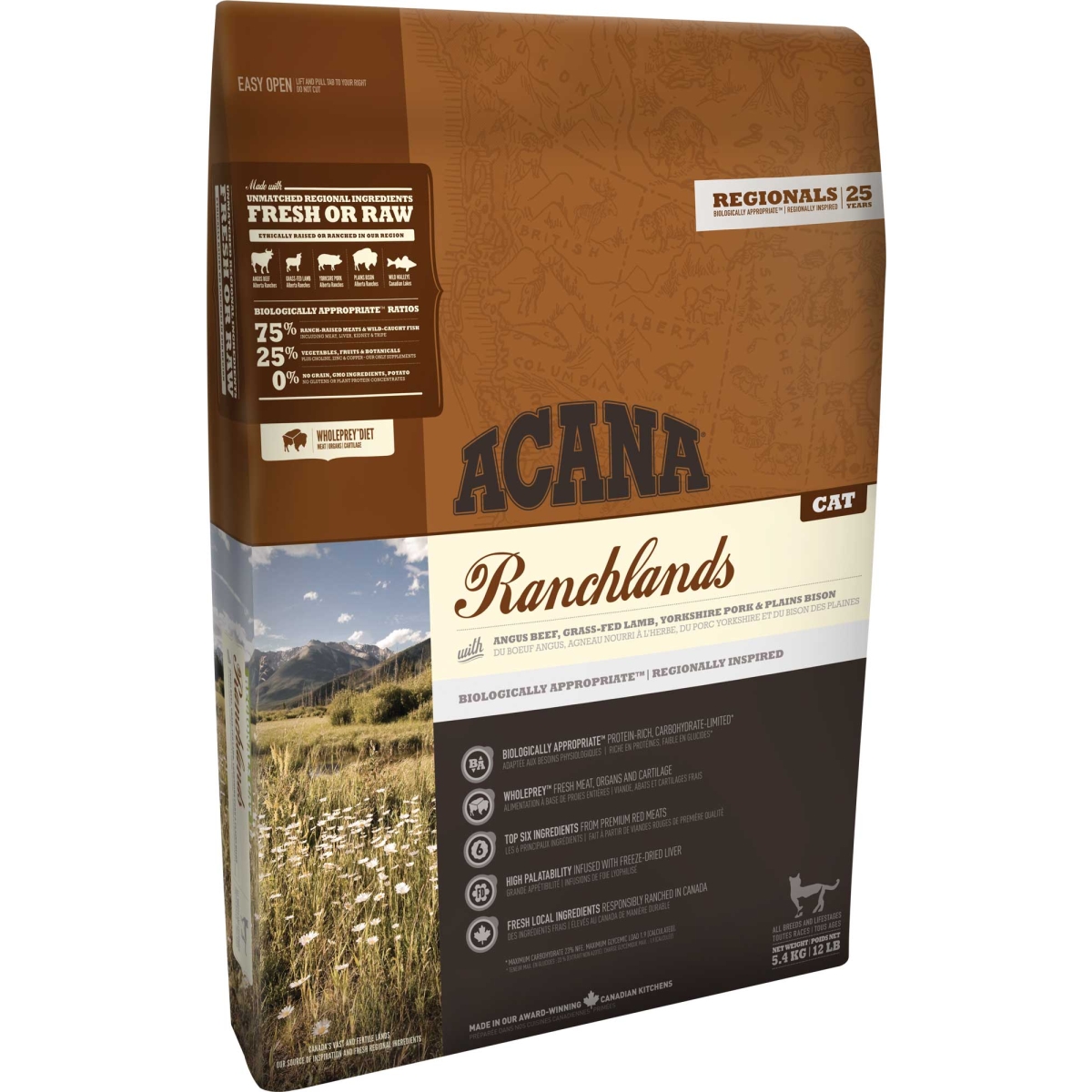 Acana Ranchland sausas kačių 1,8 kg - 