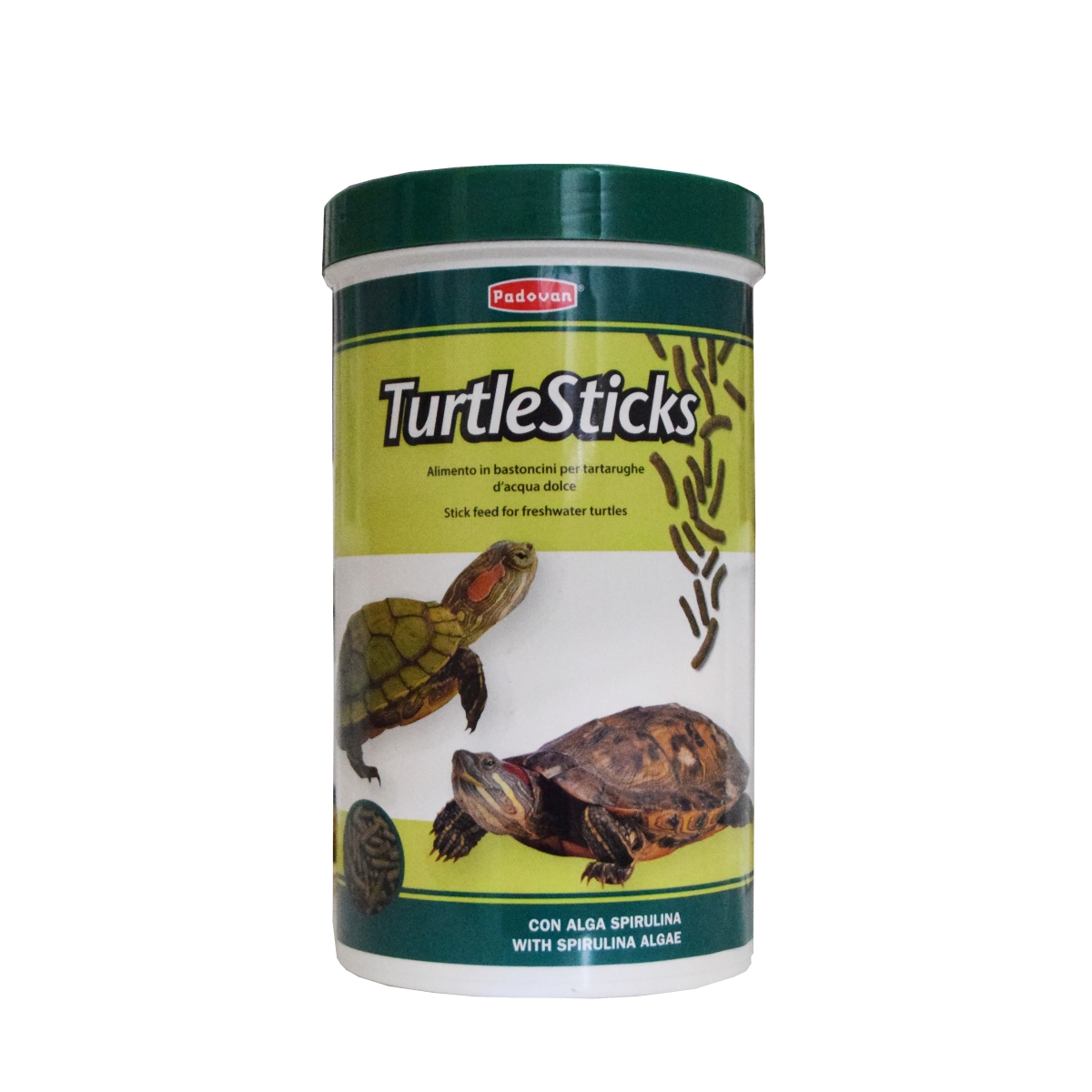 Padovan Turtle Sticks visavertis maistas vėžliams, 330 g/1 l - 