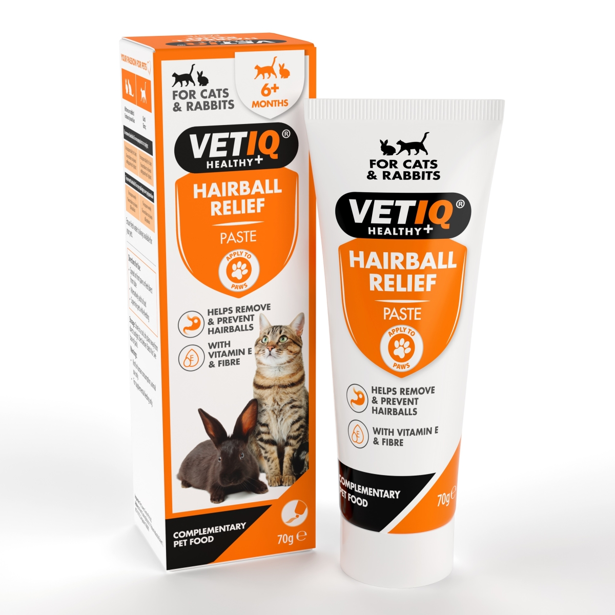 VETIQ Hairball Relief pasta nuo plaukų kamuoliuko susidarymo, 70 g - 