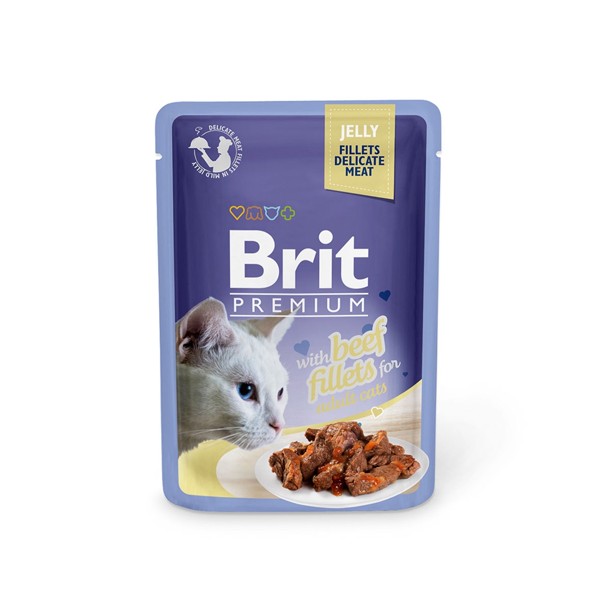 Brit Premium Delicate Beef in Jelly konservai katėms su jautiena, 85 g - 