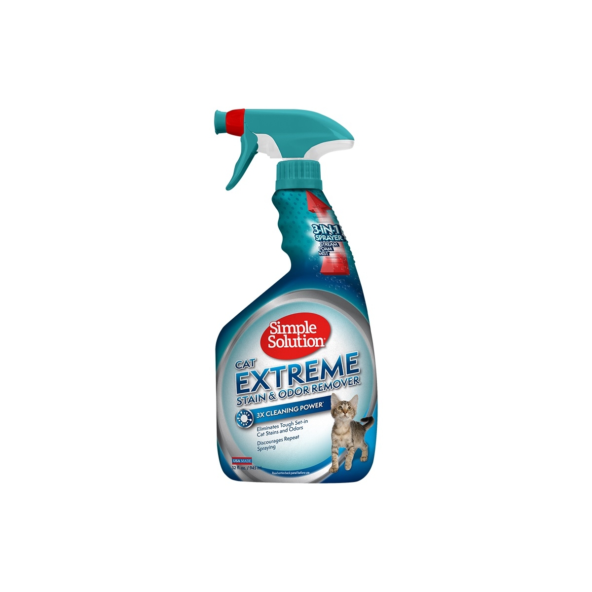 Simple Solution Cat Extreme atibakterinis valiklis, 750ml