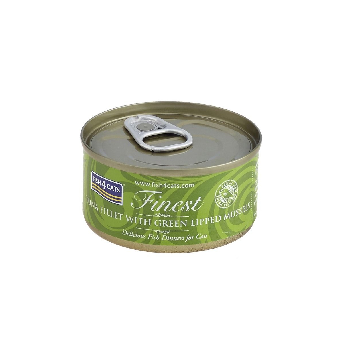 Fish4Cats konservai su tunu ir žaliosiomis midijomis, 70 g - 