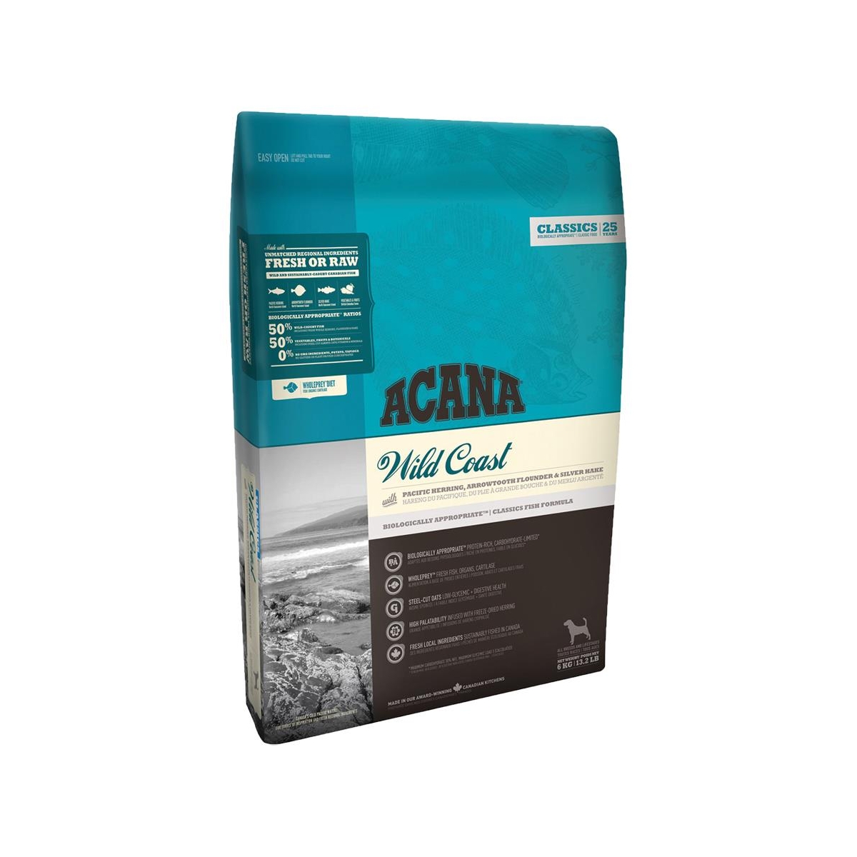 Acana wild coast sausas šunų maistas 2kg - 