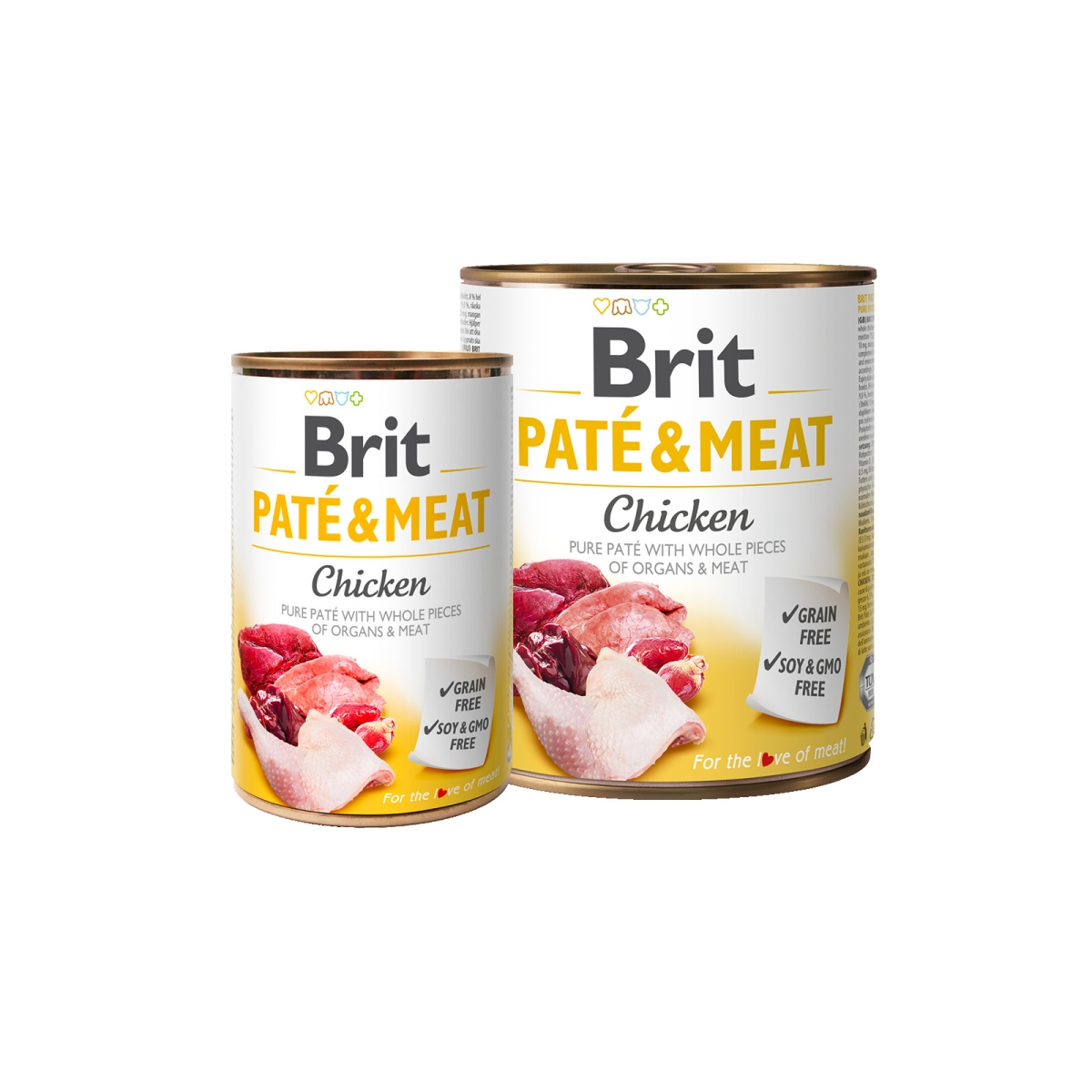 Brit Care chicken/meat konservai šunims 400g - 