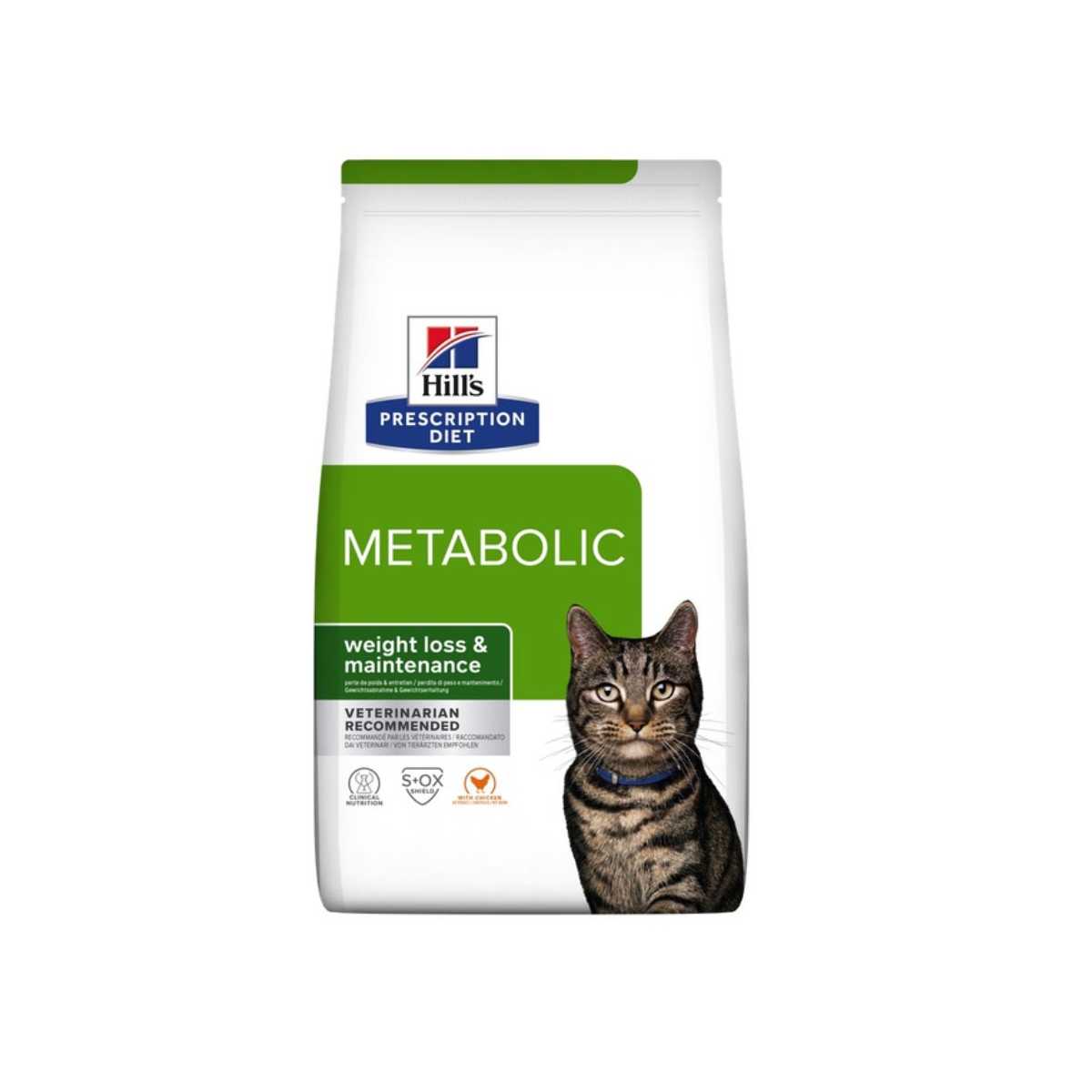 Hill's PD Feline Metabolic sausas maistas katėms, 1,5 kg - 