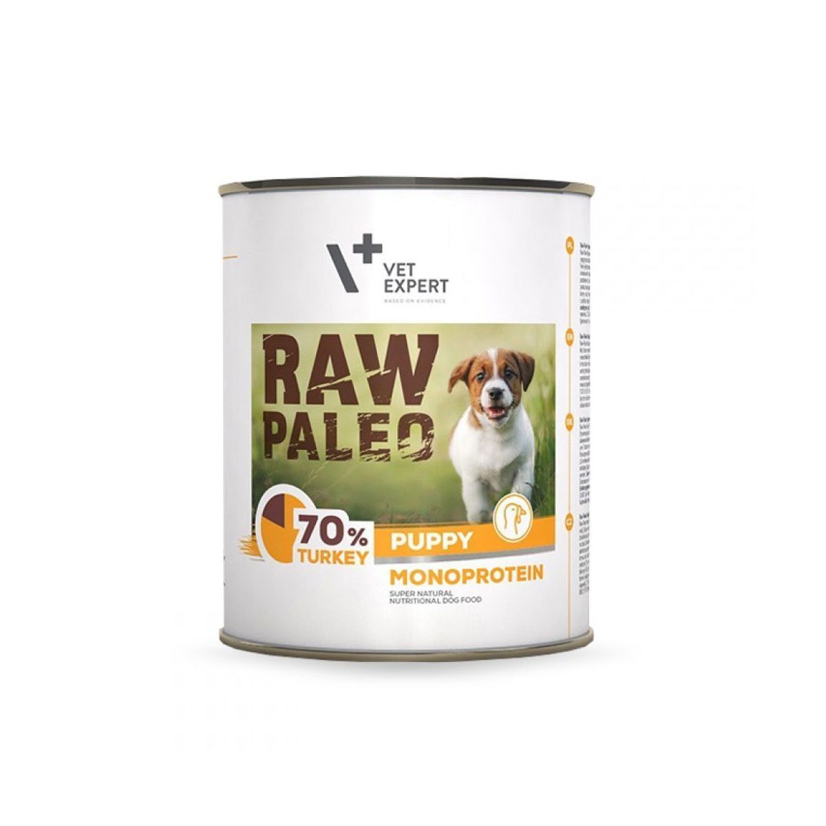 Raw Paleo Puppy konservai šuniukams su kalakutiena, 800 g - 