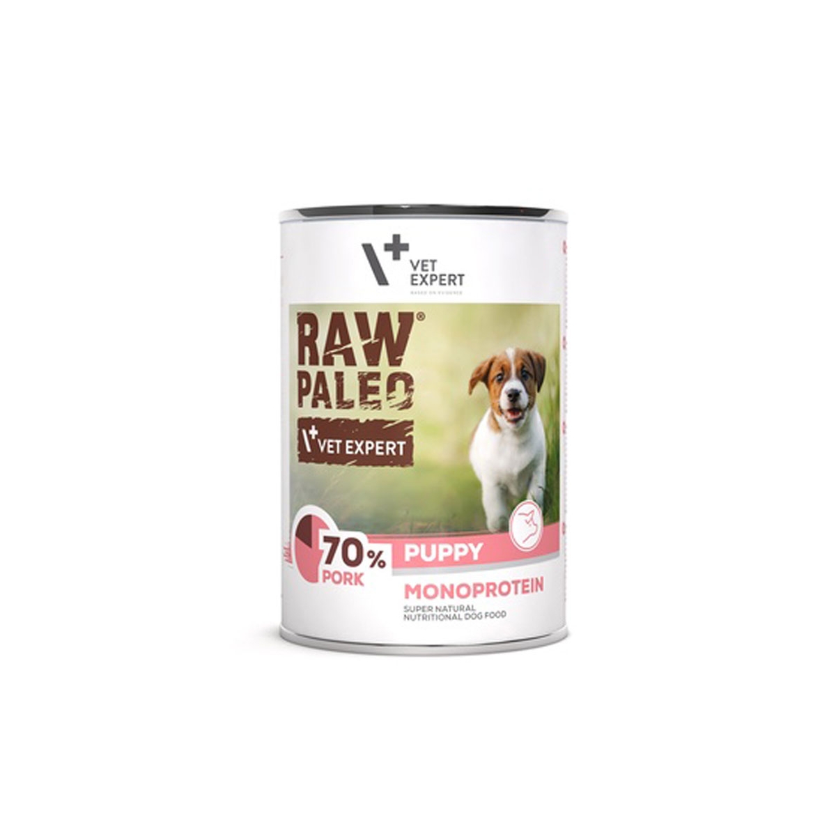 Raw Paleo Puppy konservai šuniukams su kiauliena, 400 g - 