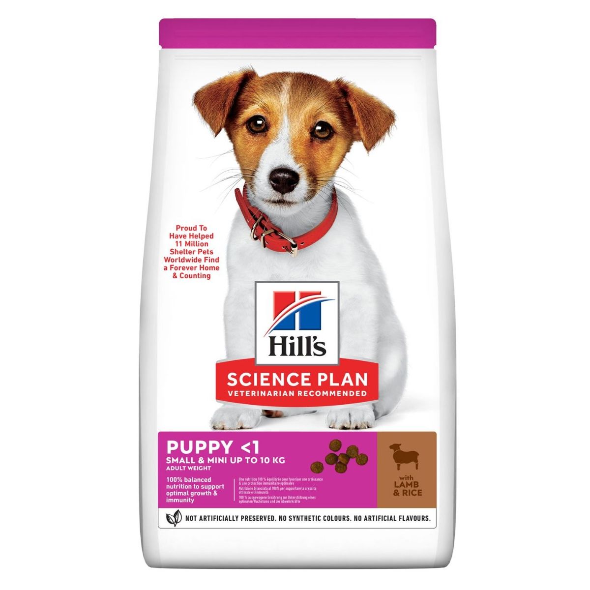 Hill's Science Plan Small&Mini Puppy maistas šuniukams su ėriena,1,5kg -  1