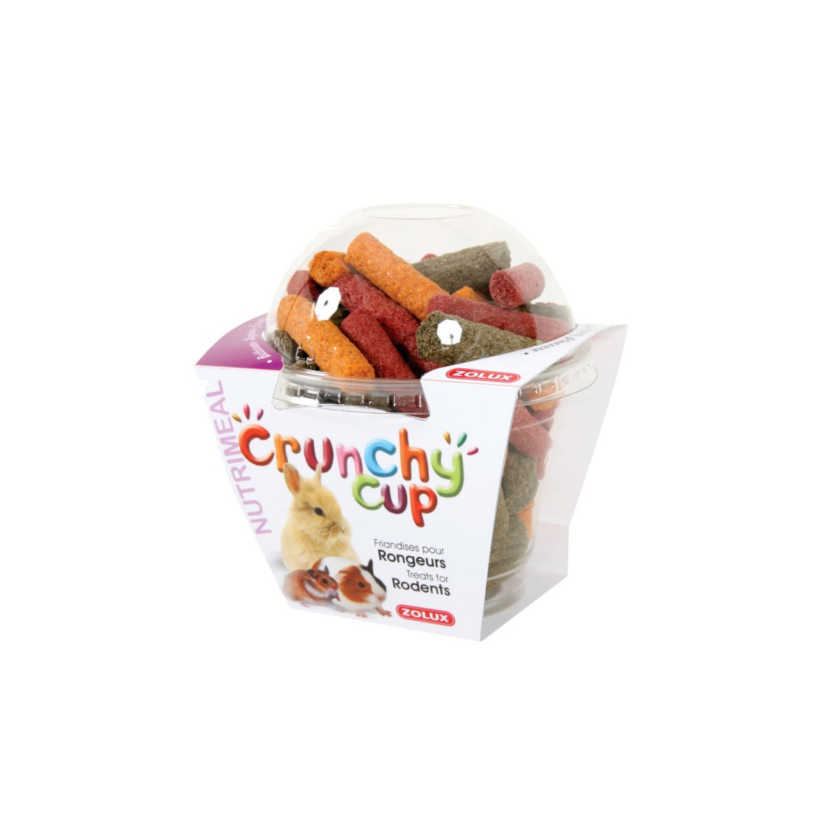 Zolux Crunchy Cup skanėstai graužikams su liucerna, 180 g