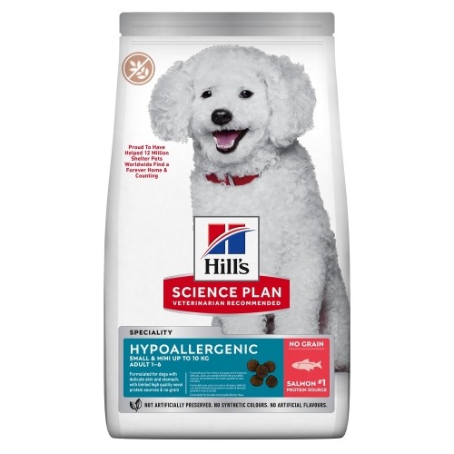 Hill's Science Plan Hypoallergenic maistas šunims su lašiša, 1,5 kg