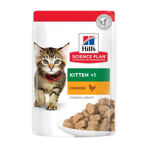 Hill's Science Plan Kitten guliašas kačiukams su vištiena, 85 g