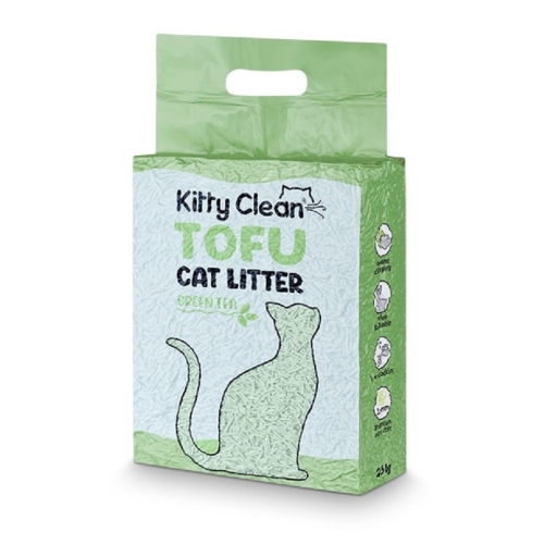 Kitty Clean Tofu kraikas katėms, žaliosios arbatos kvapo, 2,5 kg