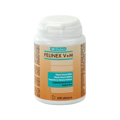 Diafarm Felinex vitaminai katėms 200vnt