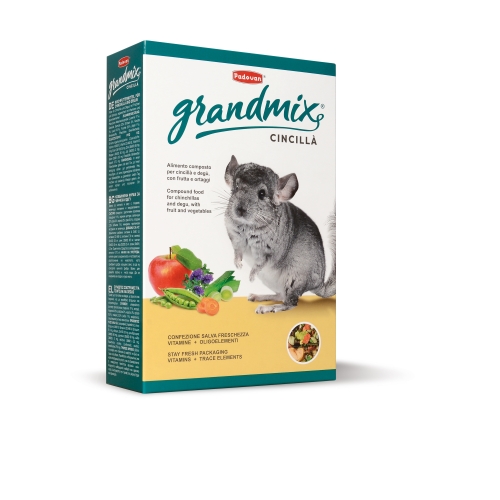 Padovan GrandMix maistas šinčiloms ir degu, 850 g