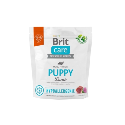 Brit Care Puppy sausas maistas šuniukams su ėriena, 1 kg