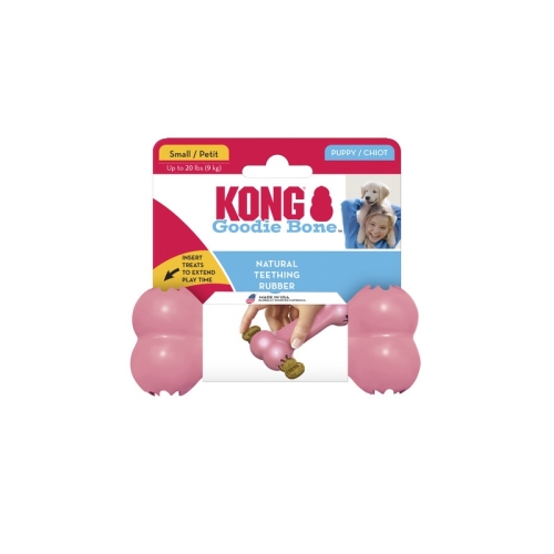 KONG Puppy Goodie Bone žaislas šuniukams, 13 cm, įv. spalvų