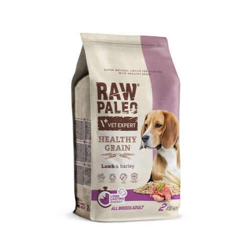 Raw Paleo Healthy Grain Adult sausas maistas šunims su ėriena, 2 kg