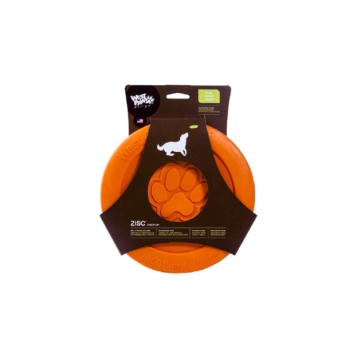 West Paw Zisc guminis žaislas 21,6 cm, oranžinis