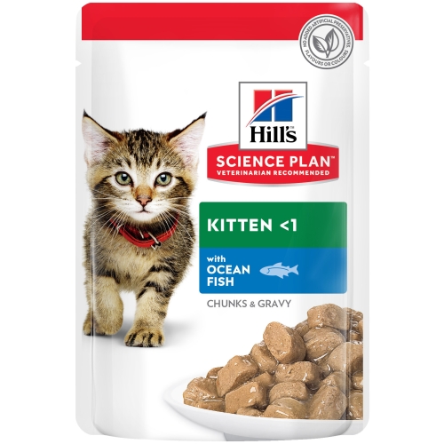 Hill's Science Plan Kitten konservai kačiukams su žuvimi, 85g