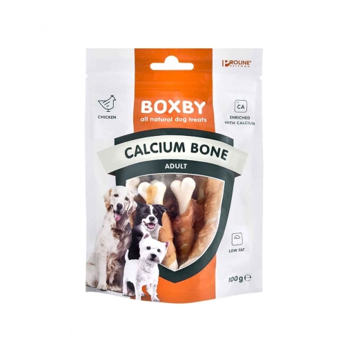 Boxby Calcium Bones skanėstas šunims, 100 g