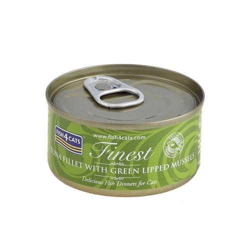 Fish4Cats konservai su tunu ir žaliosiomis midijomis, 70 g