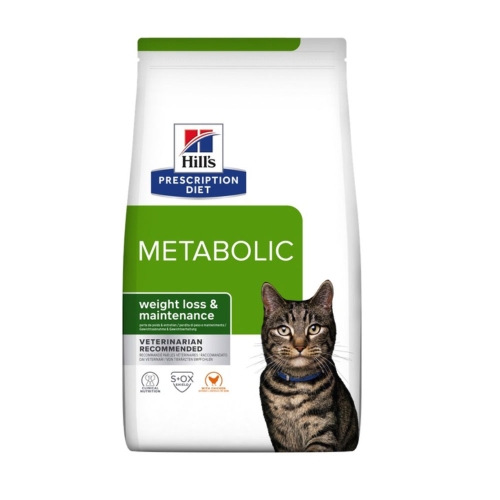 Hill's PD Feline Metabolic sausas maistas katėms, 1,5 kg